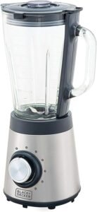 BLACK+DECKER Liquidificador com Jarra de Vidro, Inox Gourmand Gris 700W 220V L7000G