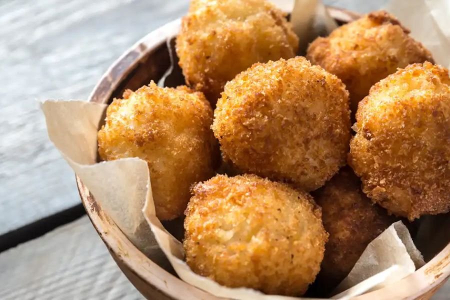 Receita de Bolinho de arroz na Air fryer