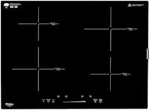 Cooktop de Indução Philco 4 queimadores PCT40P 220V