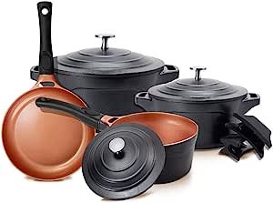 Jogo de 4 Panelas Antiaderente Premier Black Le Cook